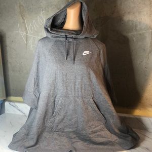 Oversized NIKE Hoodie Poncho